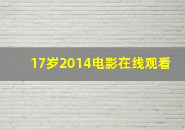 17岁2014电影在线观看