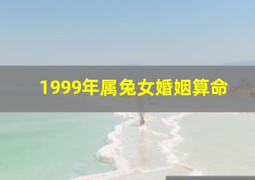 1999年属兔女婚姻算命