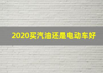 2020买汽油还是电动车好