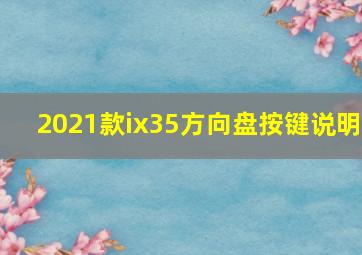 2021款ix35方向盘按键说明