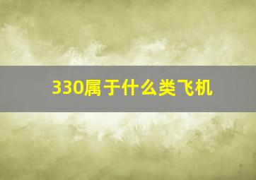 330属于什么类飞机