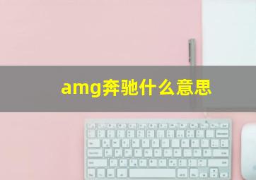 amg奔驰什么意思