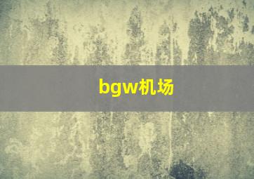 bgw机场