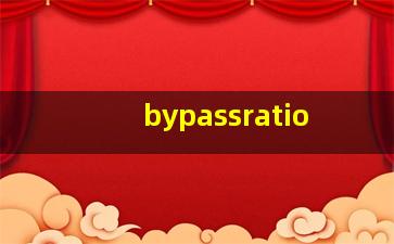 bypassratio