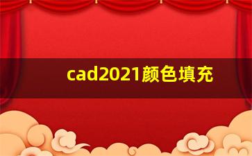 cad2021颜色填充