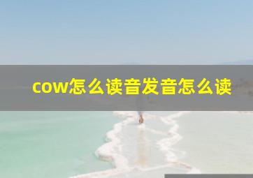 cow怎么读音发音怎么读