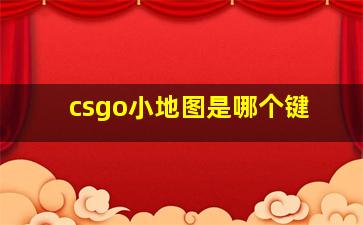 csgo小地图是哪个键