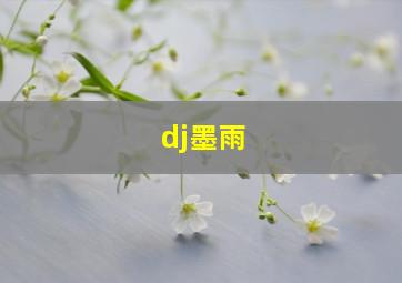 dj墨雨