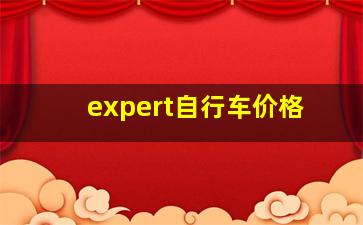 expert自行车价格