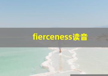 fierceness读音