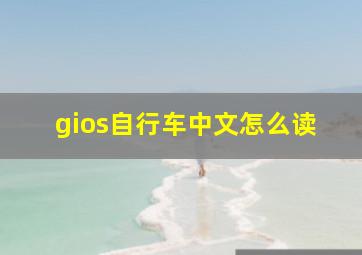 gios自行车中文怎么读