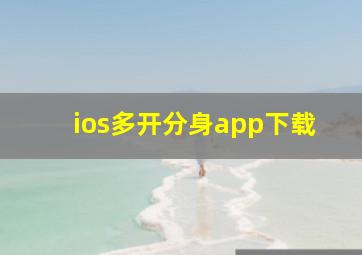 ios多开分身app下载