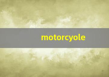 motorcyole