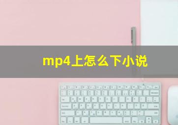 mp4上怎么下小说