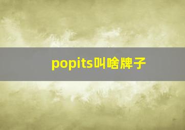 popits叫啥牌子