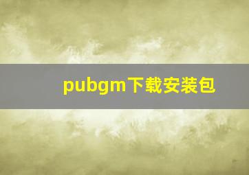 pubgm下载安装包