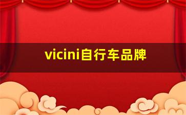 vicini自行车品牌