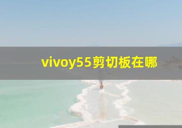 vivoy55剪切板在哪