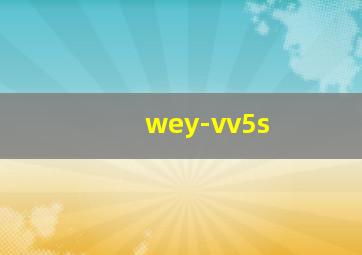 wey-vv5s