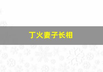 丁火妻子长相