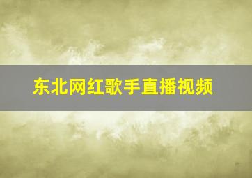 东北网红歌手直播视频