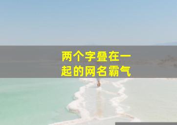 两个字叠在一起的网名霸气