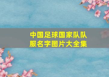 中国足球国家队队服名字图片大全集