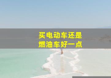 买电动车还是燃油车好一点