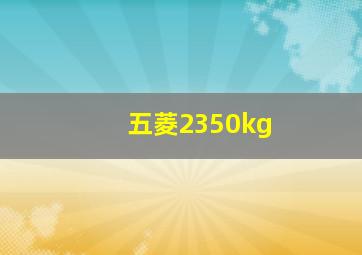 五菱2350kg