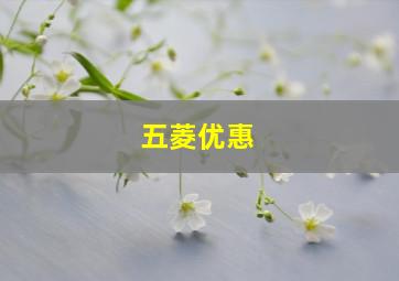 五菱优惠