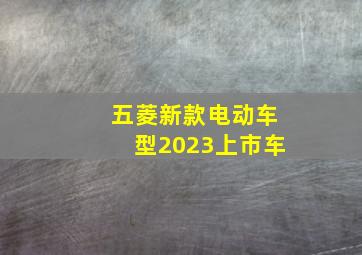 五菱新款电动车型2023上市车