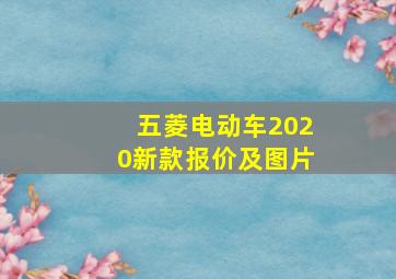 五菱电动车2020新款报价及图片