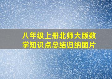 八年级上册北师大版数学知识点总结归纳图片