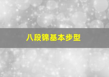 八段锦基本步型