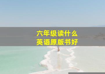 六年级读什么英语原版书好