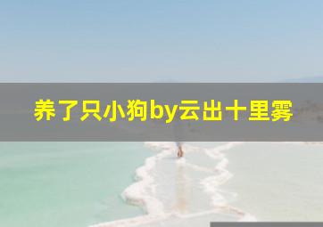 养了只小狗by云出十里雾