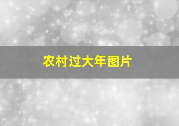 农村过大年图片