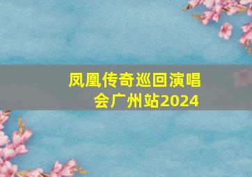 凤凰传奇巡回演唱会广州站2024