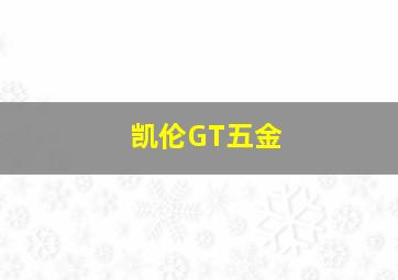 凯伦GT五金