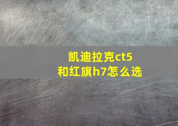 凯迪拉克ct5和红旗h7怎么选