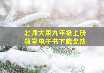 北师大版九年级上册数学电子书下载免费