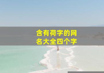 含有荷字的网名大全四个字