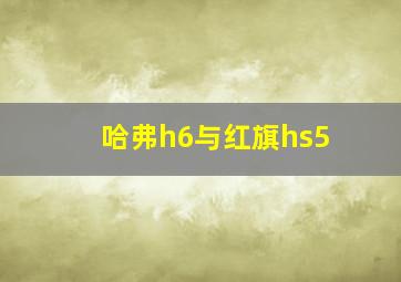 哈弗h6与红旗hs5