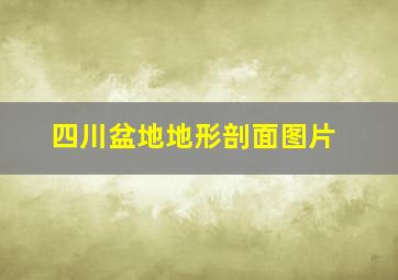 四川盆地地形剖面图片