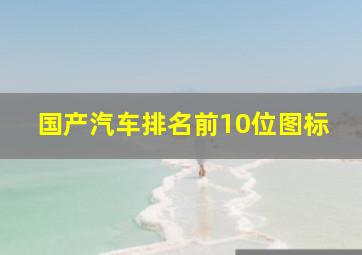 国产汽车排名前10位图标