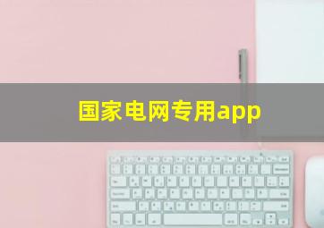 国家电网专用app