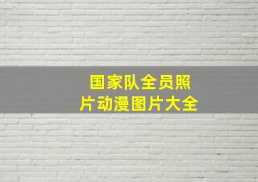 国家队全员照片动漫图片大全