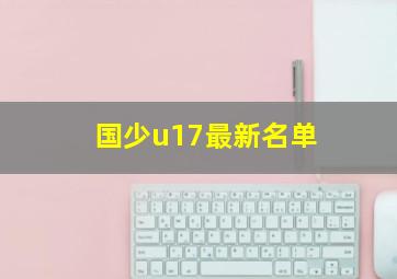 国少u17最新名单