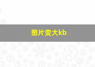 图片变大kb