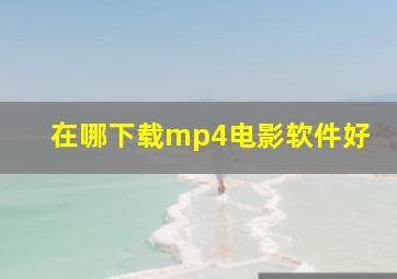 在哪下载mp4电影软件好